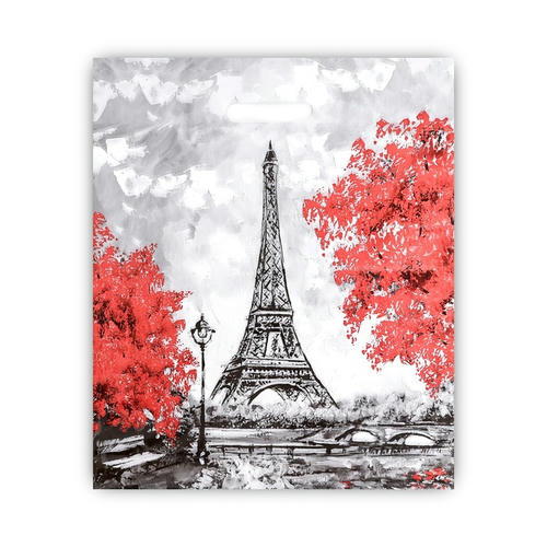 Пакет "Моменты", полиэтиленовый с вырубной ручкой, 38х45 см, 60 мкм - 25 шт.