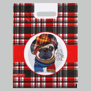 Пакет "Друг", полиэтиленовый с вырубной ручкой, 30х40 см, 60 мкм - 25 шт.