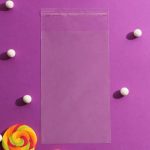 Пакет БОПП с клеевым клапаном 12 х 20/4 см, 25 мкм - 100 шт.