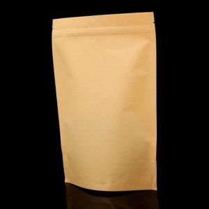 Пакет Zip-lock Крафт с овальным окном 20 х 30 см - 50 шт.