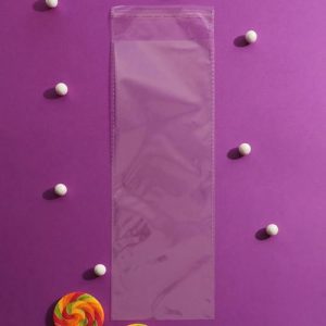 Пакет БОПП с клеевым клапаном, прозрачный 12.5 х 35/4 см, 30 мкм - 100 шт.