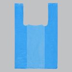 Пакет "Синий", полиэтиленовый, майка, 25 х 45 см, 14 мкм - 100 шт.
