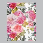Пакет "Акварельные пионы", полиэтиленовый с вырубной ручкой, 30 мкм 40 х 31 см - 50 шт.