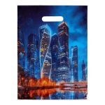 Пакет подарочный "Москва" 30 х 40 см 50 мкм - 20 шт.