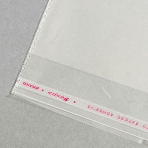 Пакет БОПП с клеевым клапаном, прозрачный 35 х 35/4 см, 30 мкм - 100 шт.