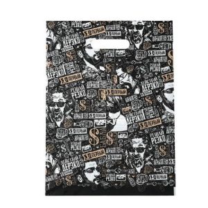 Пакет полиэтиленовый с вырубной ручкой "Пожелания",30х40 см, 50 мкм - 20 шт.