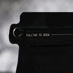 Пакет восьмишовный с замком,черный,17,5 х (19,5 х 22,5) х 4,5 - 50 шт.