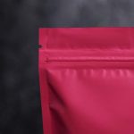 Пакет дой-пак, матовый,бордовый, 10 х 15 х 4 см - 50 шт.