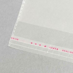 Пакет БОПП с клеевым клапаном, прозрачный 18 х 20/4 см, 25 мкм - 100 шт.