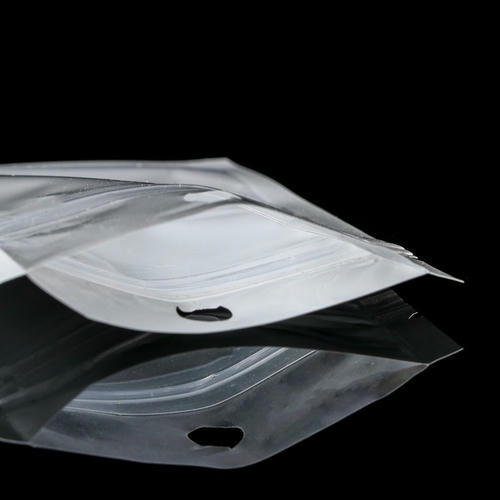 Пакет Zip-lock ПП, белый, со сплошным окном, плоский, еврослот 7 х 10 см - 100 шт. — изображение 2