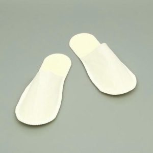 Одноразовые тапочки, Стандарт Лайт, молочные / белые, с закрытым мысом, 42 р