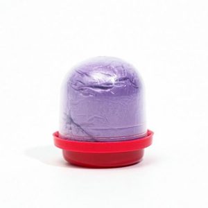 Бахилы "Стандарт", в капсуле с красной крышкой, фиолетовые, 130 х 400 мм, 25 мкм., 3 г., 200 пар