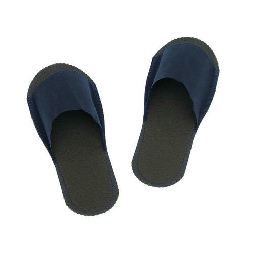 Одноразовые тапочки, стандарт лайт, серые / синие, 42 р — изображение 2