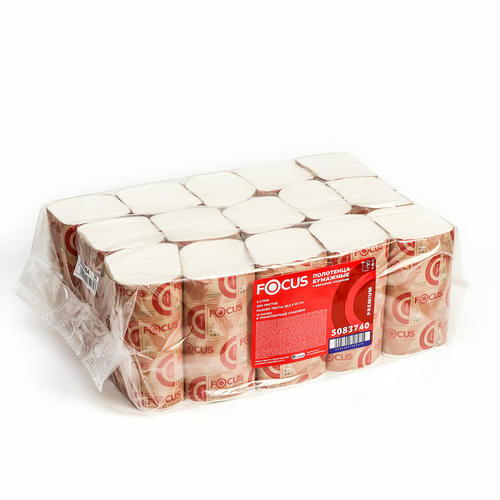 Бумажные полотенца V сложения Focus Premium, 2 слоя, 200 л, 23х20.5 — изображение 2