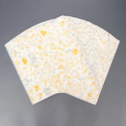 Бумага силиконизированная "Волшебство зимы", в листах, 0,18 х 0,18 м - 200 шт. — изображение 2