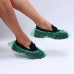 Бахилы зелёные ПНД 400*120 14 мкр 1,5 гр 25 пар/уп