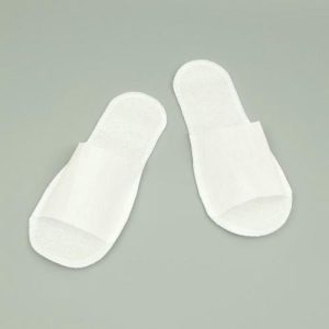 Тапочки одноразовые, антикризисные, подошва 4 мм, белые, 42 р