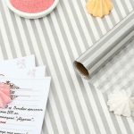 Бумага силиконизированная «Полоски», серебряные, для выпечки, 0,38 х 5 м