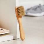 Щётка для обуви для нанесения крема,15x2 см, свиная щетина (22 мм.)