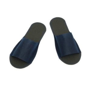 Одноразовые тапочки, стандарт лайт, серые / синие, 42 р