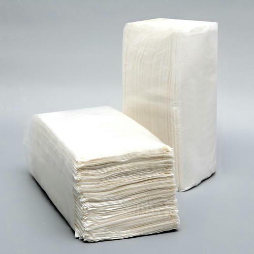 Полотенца бумажные, V-сложения, 23х20 см, 25 г/м2, 200 шт, белые — изображение 2