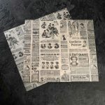 Подпергамент, пищевой "Французская газета", в листах, 0,38 х 0,42 м - 200 шт.