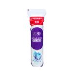 Ватные диски Lure для снятия макияжа и маникюра, 120 шт