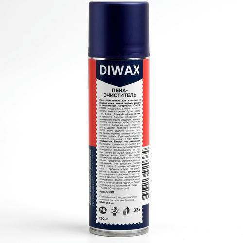 Пена-очиститель для обуви Diwax, 250 мл — изображение 2