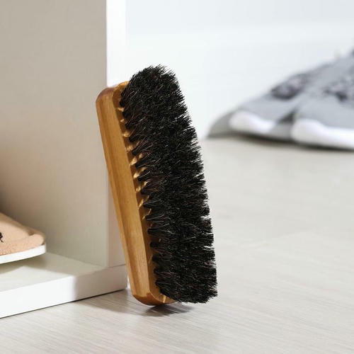 Щётка для обуви Тарри, 14x4 см, конский волос (26 мм.)