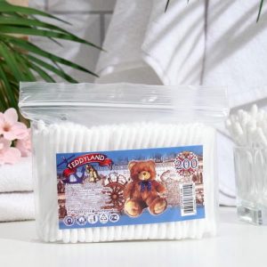 Ватные палочки Teddyland, 200 шт